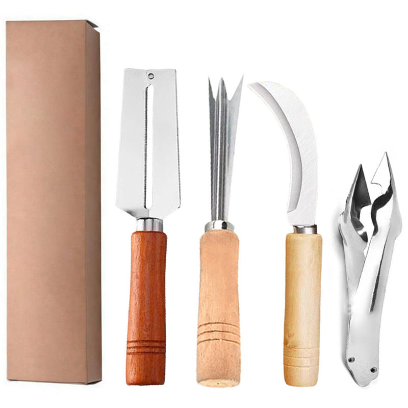 Multifunctional Stainless Steel Fruit and Cane Knife Set