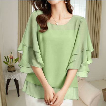 Loose Casual Chiffon Shirt