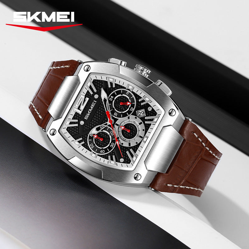 Mens Chronograph Quartz Watch Waterproof Luminous
