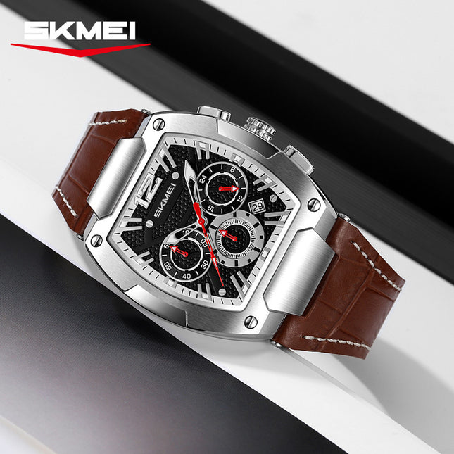 Mens Chronograph Quartz Watch Waterproof Luminous