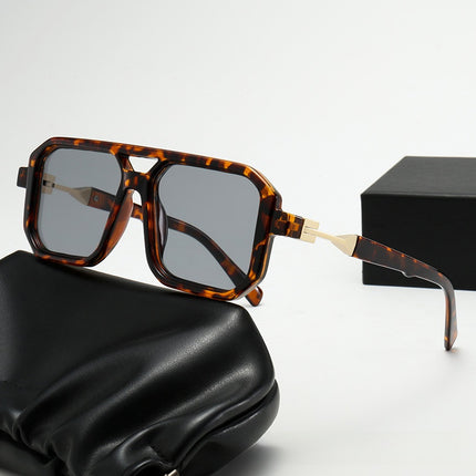 Square Double Bridge Sunglasses
