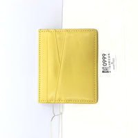 Leather Oil Edge Oblique Thin Bank Card Holder Soft Cowhide Document Package
