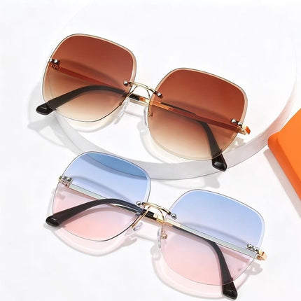 Fashion Cut Edge UV Protection Sunglasses