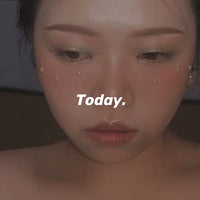 لاصقة مكياج لتزيين العين والوجه، مزينة بقشرة لؤلؤية للعين