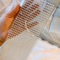 لاصقة مكياج لتزيين العين والوجه، مزينة بقشرة لؤلؤية للعين