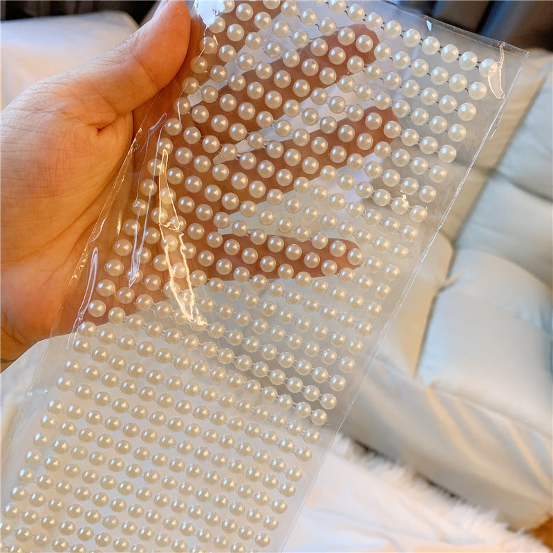 لاصقة مكياج لتزيين العين والوجه، مزينة بقشرة لؤلؤية للعين