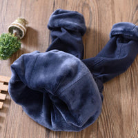 بنطلونات شتوية كورية طويلة للأولاد، بنطلونات كشمير عصرية للأطفال الكبار