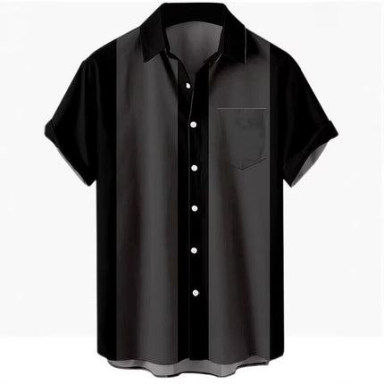 2026 Ice Silk Breathable Men's Short-Sleeved Shirt, Light Business Casual, Versatile, Loose Fit, Slimming Shirt, Available in Multiple Colors