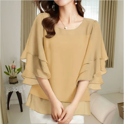 Loose Casual Chiffon Shirt