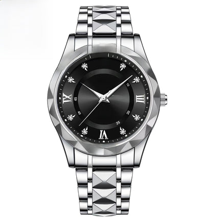 Mens Calendar Luminous Waterproof Quartz Watch