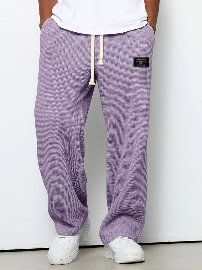 Mens Loose Fit Straight Leg Sweatpants