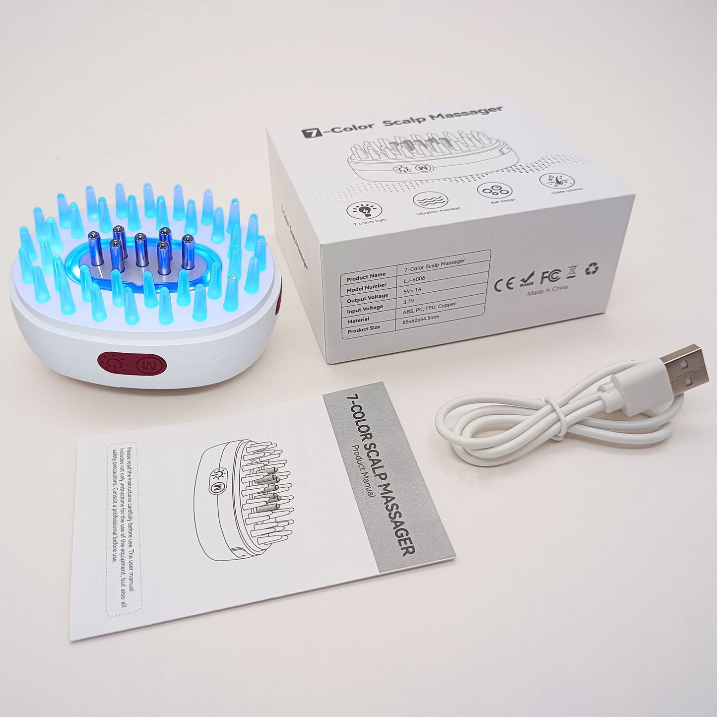 Multifunctional Liquid-Guided Massage Comb