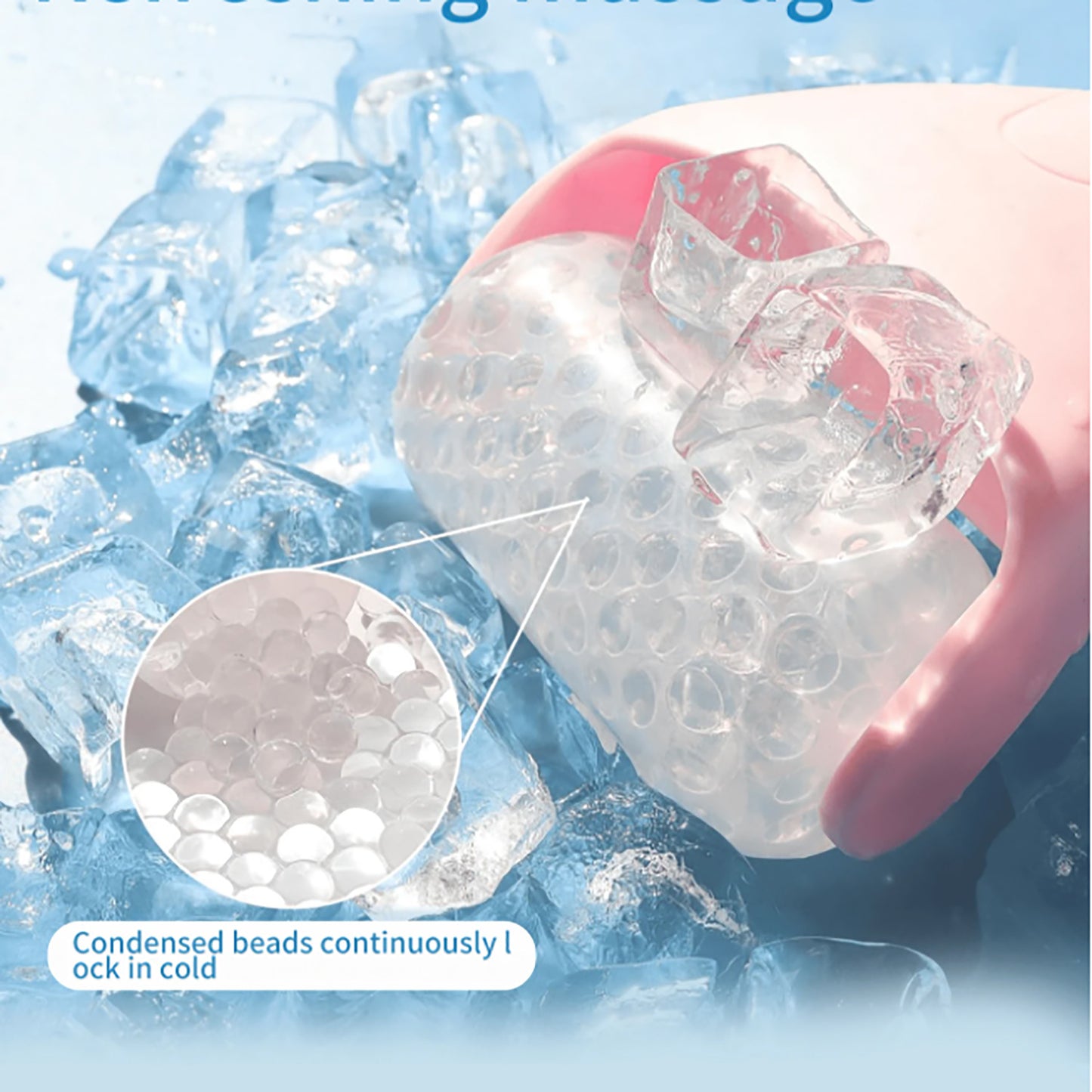 Cooling Facial Ice Roller Massager