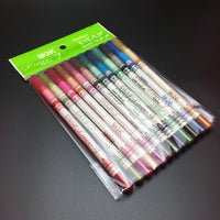 مستحضرات تجميل، ١٢ لونًا، قلم تحديد شفاه لامع، ظلال عيون، قلم تحديد عيون