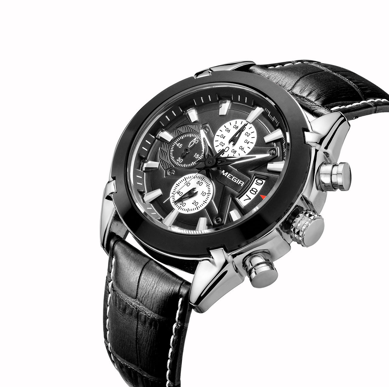 Megir Multifunctional Mens Quartz Watch