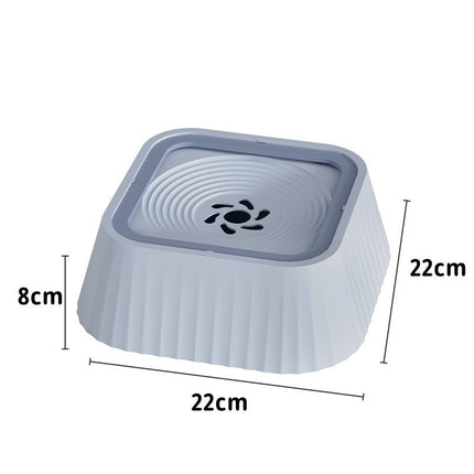 Non-spill floating water bowl dog bowl