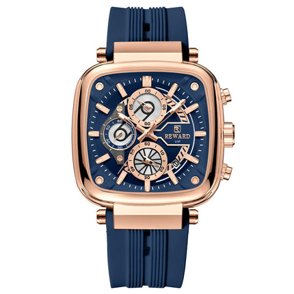 Square Sports Chronograph Mens Watch
