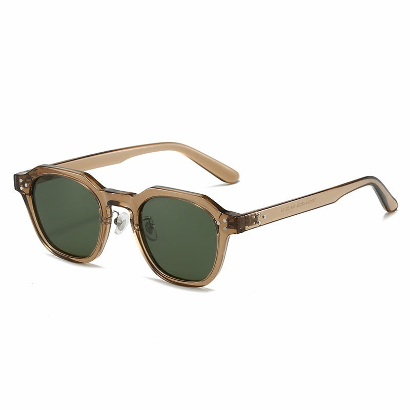 TR90 Geometric Polarized Sunglasses UV400 Protection