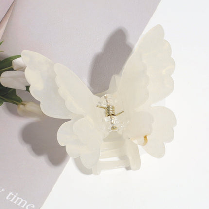 Double-layer Butterfly Gradient Pearlescent Hair Clip