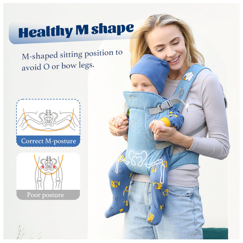 Convertible 4-in-1 Baby Travel Carrier with Safety Seat