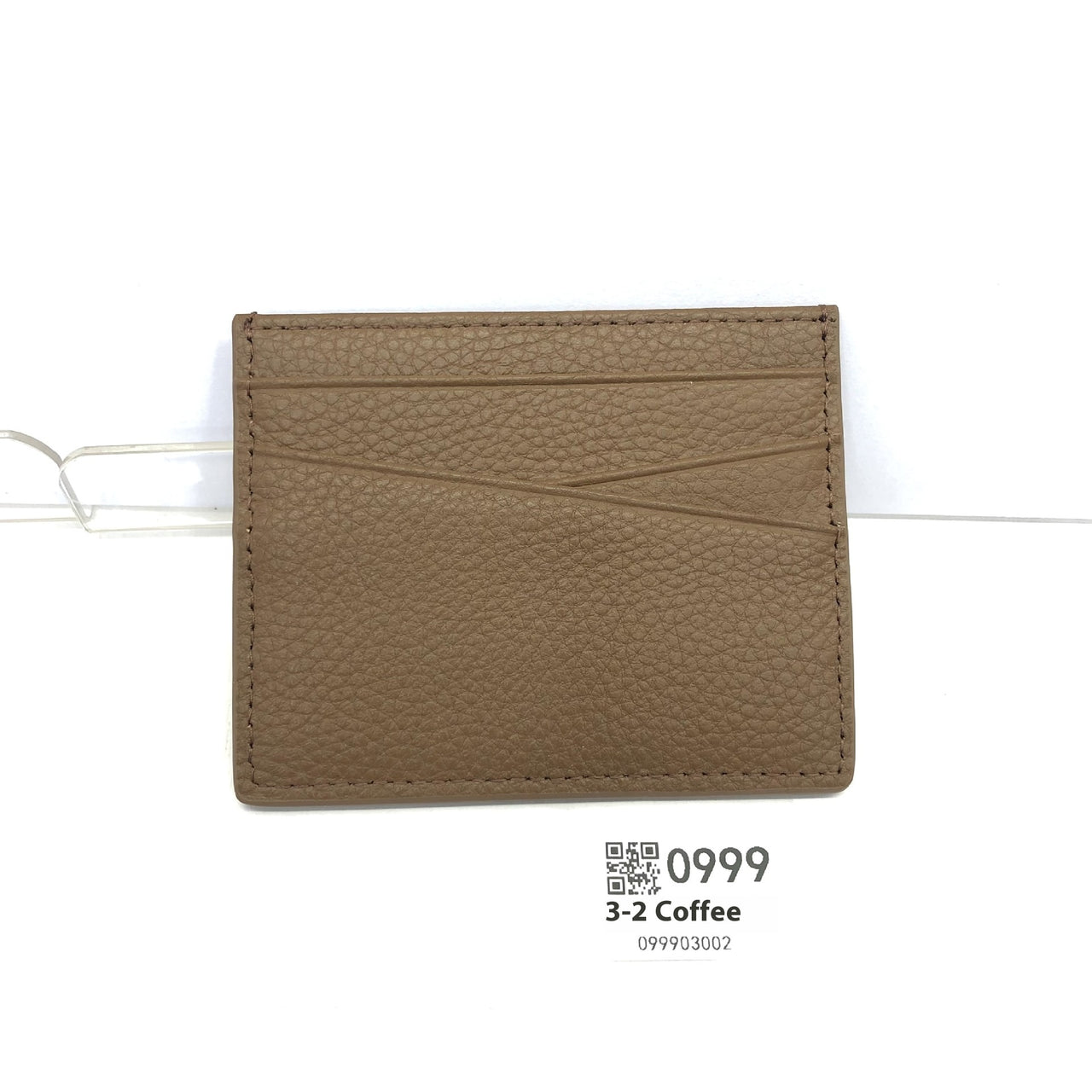 Leather Oil Edge Oblique Thin Bank Card Holder Soft Cowhide Document Package