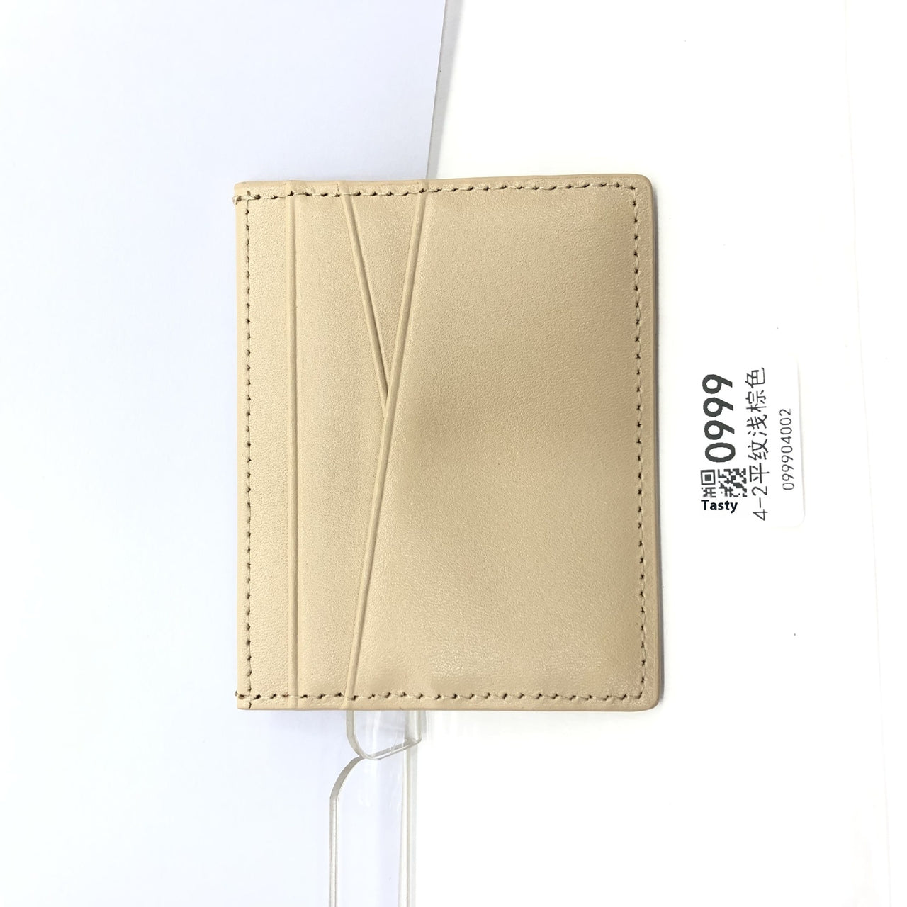Leather Oil Edge Oblique Thin Bank Card Holder Soft Cowhide Document Package