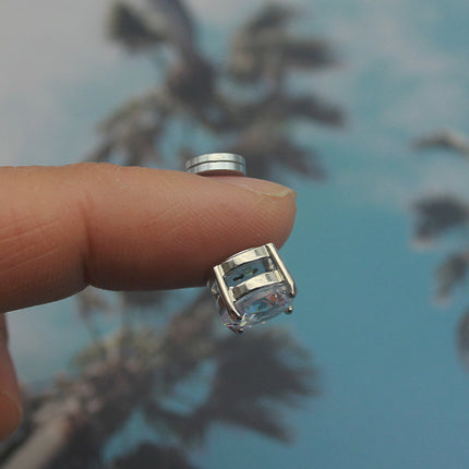 Magnetic Clip-On Earrings with Diamond Design