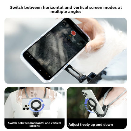 Neck Mount Magnetic Holder for Action Camera and Phone