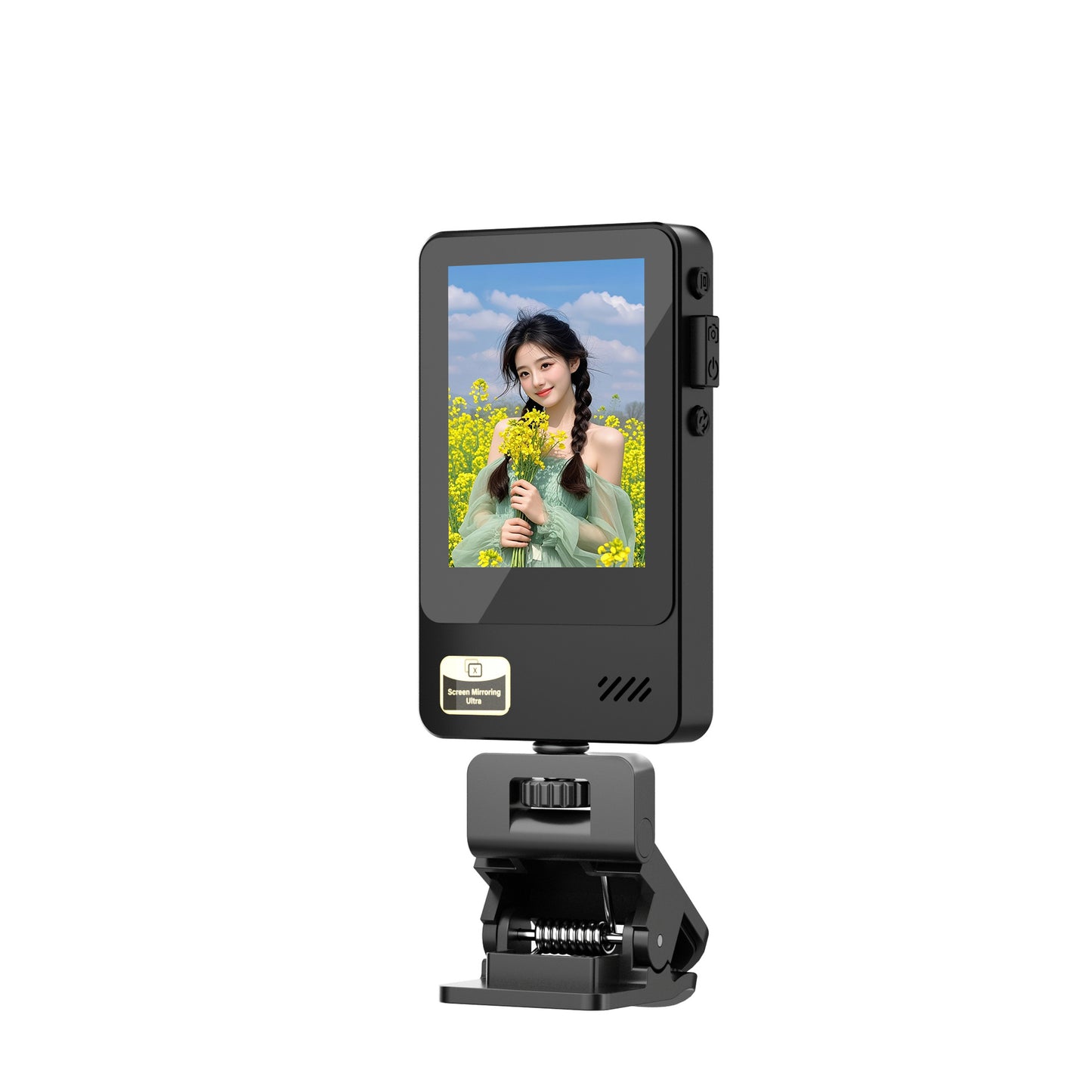 Magnetic Wireless Phone Selfie Screen Mirror with Zoom and Audio