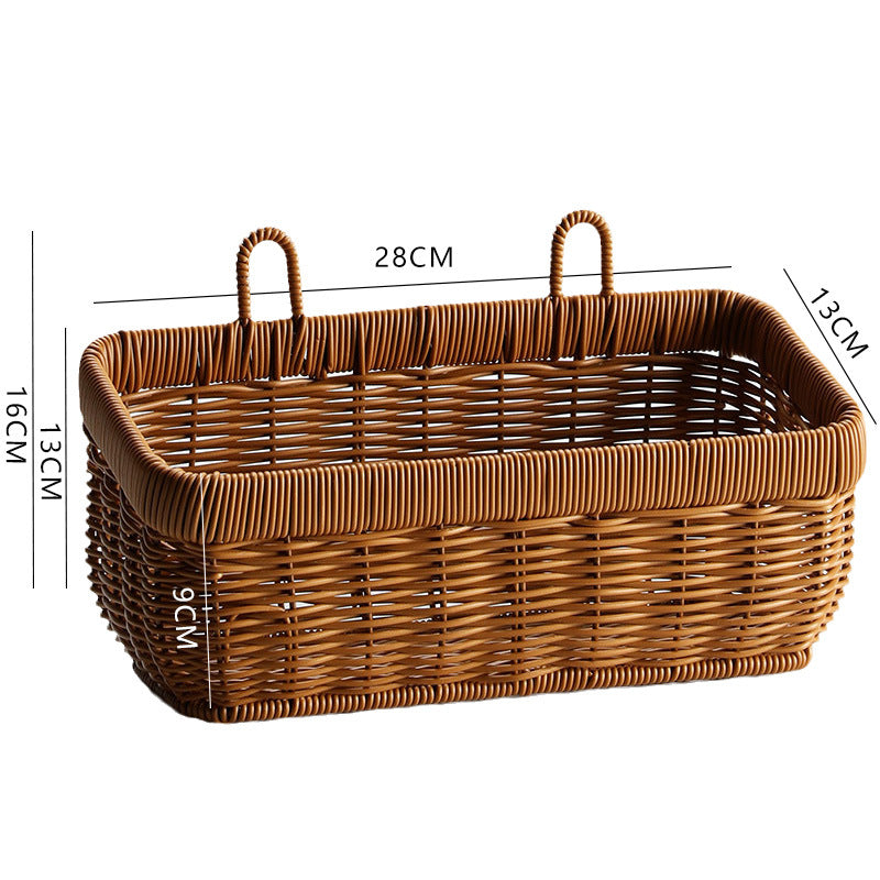 Imitation Rattan Storage Box