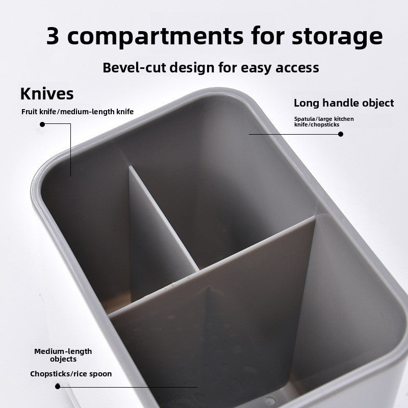 Kitchen Chopstick Drainer Storage Rack