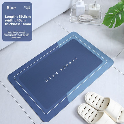 Soft Diatomaceous Earth Absorbent Bathroom Mat