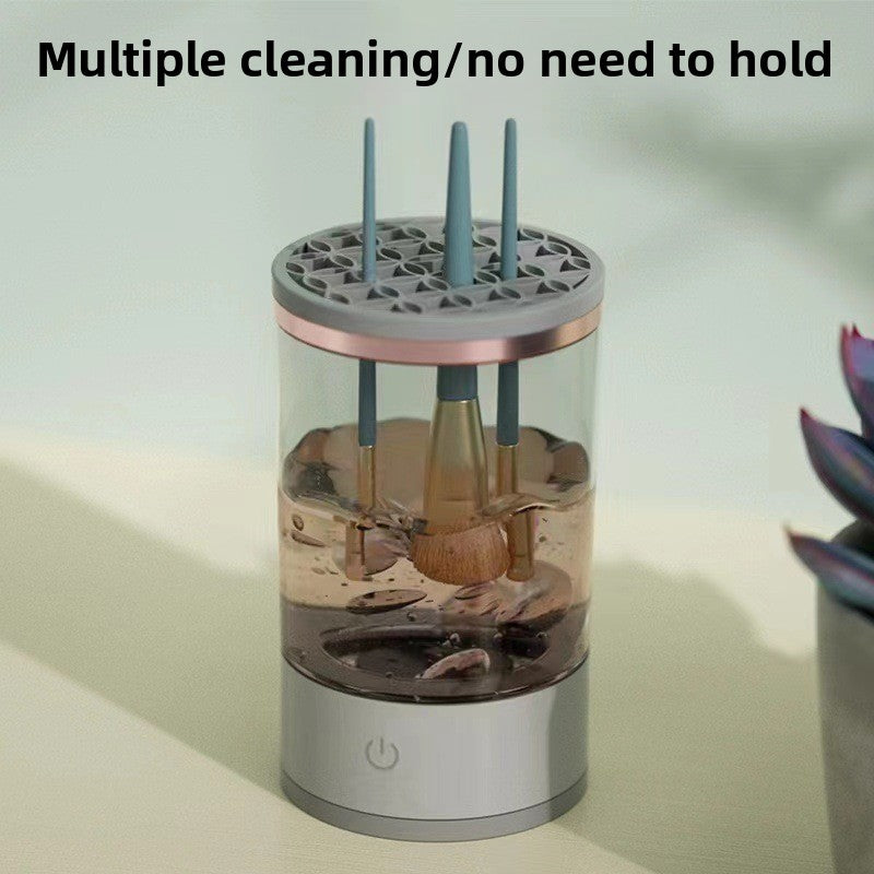 Electric cleaner for makeup brushes