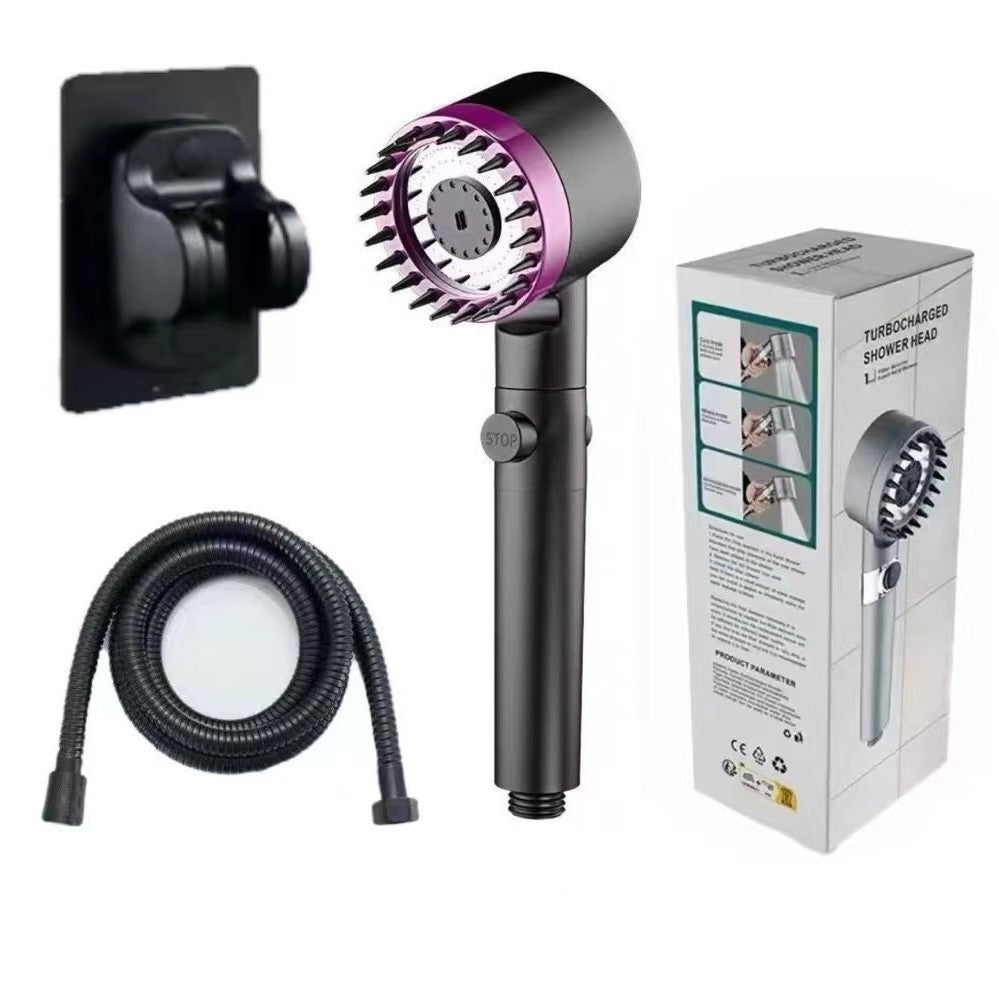 Handheld Multi-Function Shower Head with Water Filter