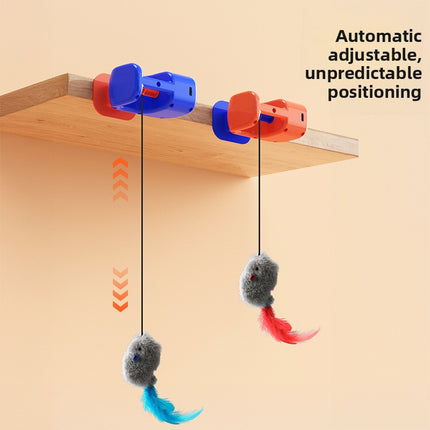 Smart Electric Hanging Cat Toy with Automatic Rotation
