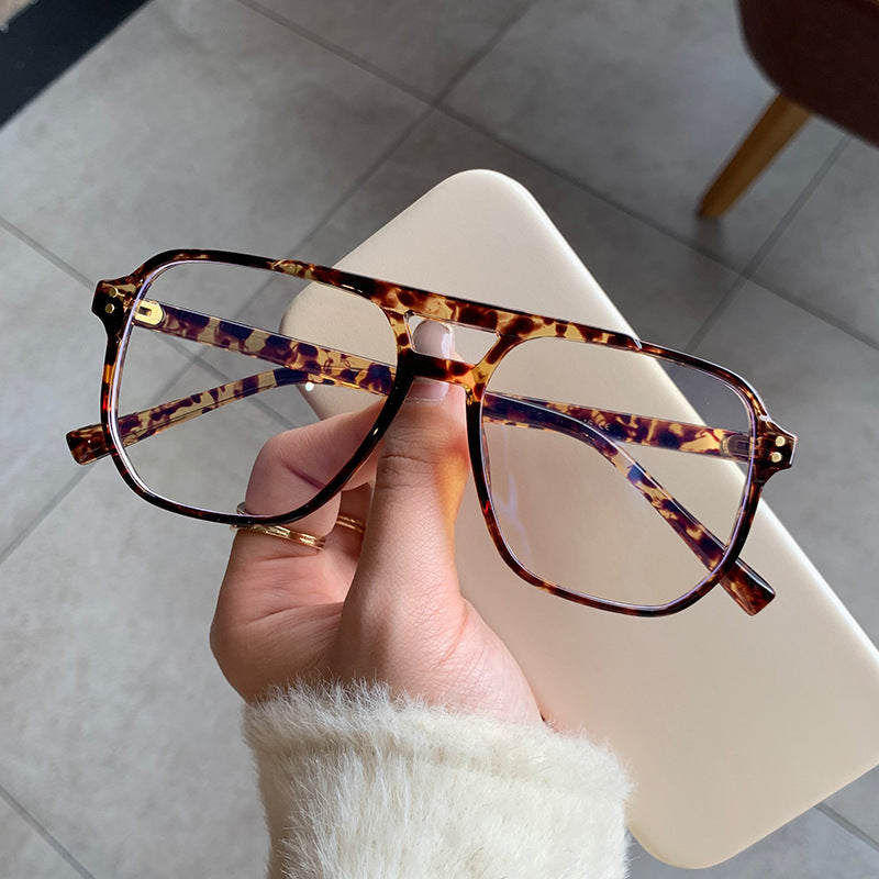 Retro Square Anti Blue Light Glasses Frame