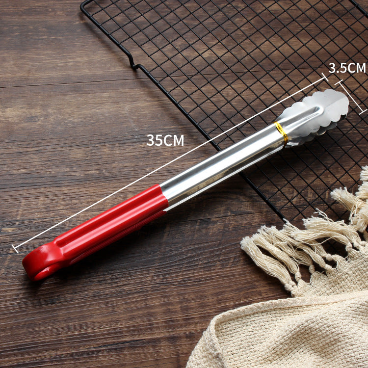 Stainless Steel Silicone Handle Food Clips
