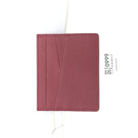 Leather Oil Edge Oblique Thin Bank Card Holder Soft Cowhide Document Package