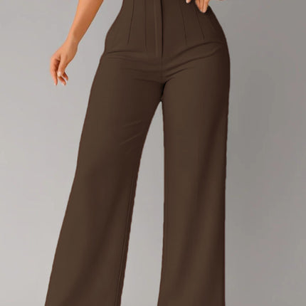 Womens High Waist Wide Leg Pants