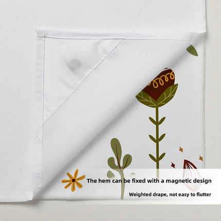 Digital Print Waterproof Shower Curtain