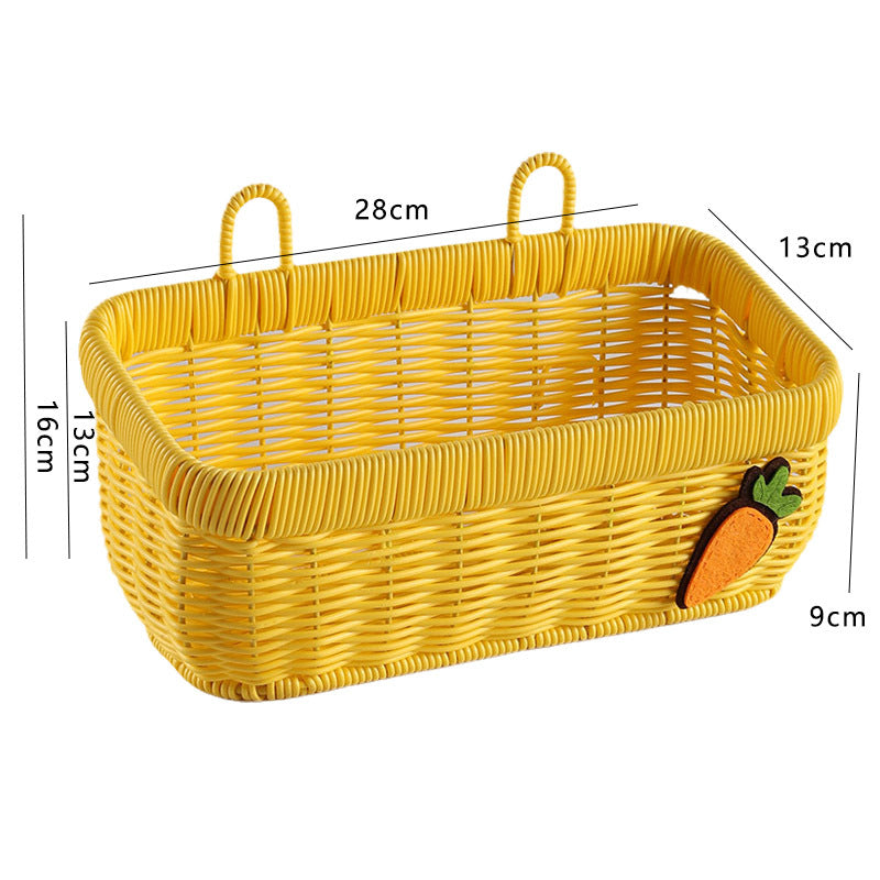 Imitation Rattan Storage Box