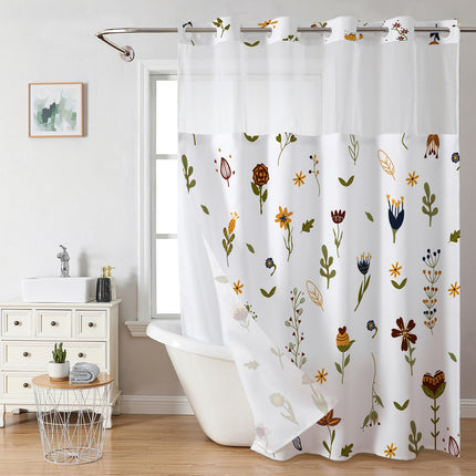 Digital Print Waterproof Shower Curtain