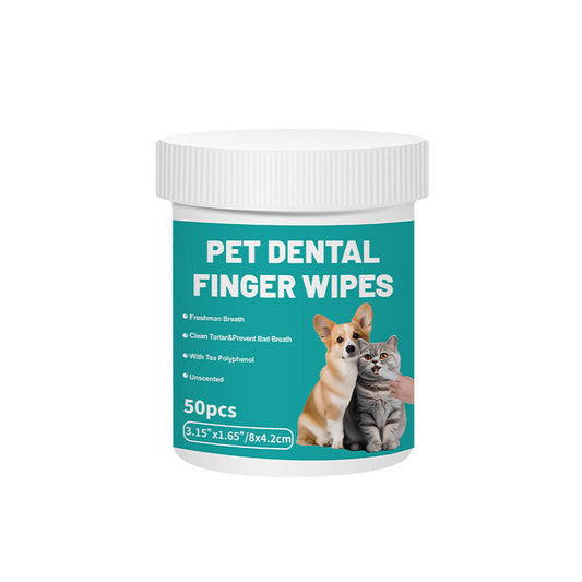 Pet Enlarged Tooth Cleaning Wipes