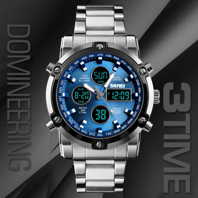 Multi Function Digital Analog Watch