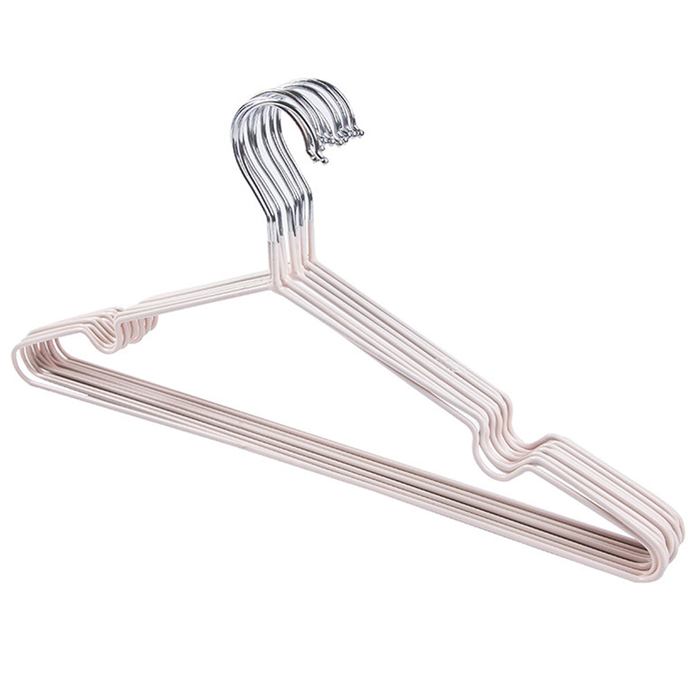 10 قطع من علاقات الملابس المصنوعة من الفولاذ المقاوم للصدأ غير القابلة للانزلاق