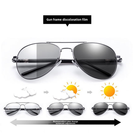 Retro Polarized Aviator Sunglasses