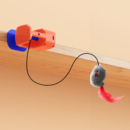Smart Electric Hanging Cat Toy with Automatic Rotation