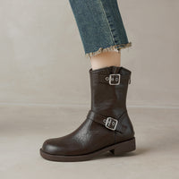 أحذية نسائية خريفية على الطراز البريطاني