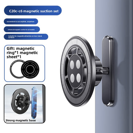 Universal Magnetic Phone Holder with Adjustable Clip