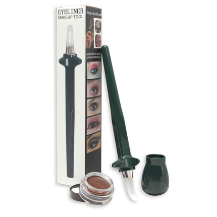 Liquid Eyeliner Silicone Eyeliner Brush Set Is Waterproof and Does Not Smudge, and Is a Tool for Repeatedly Drawing Eyeliner